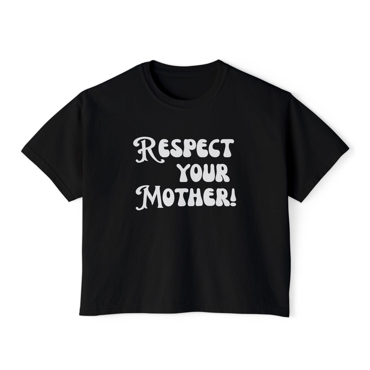 Respect Your Mother Boxy Crop Top
