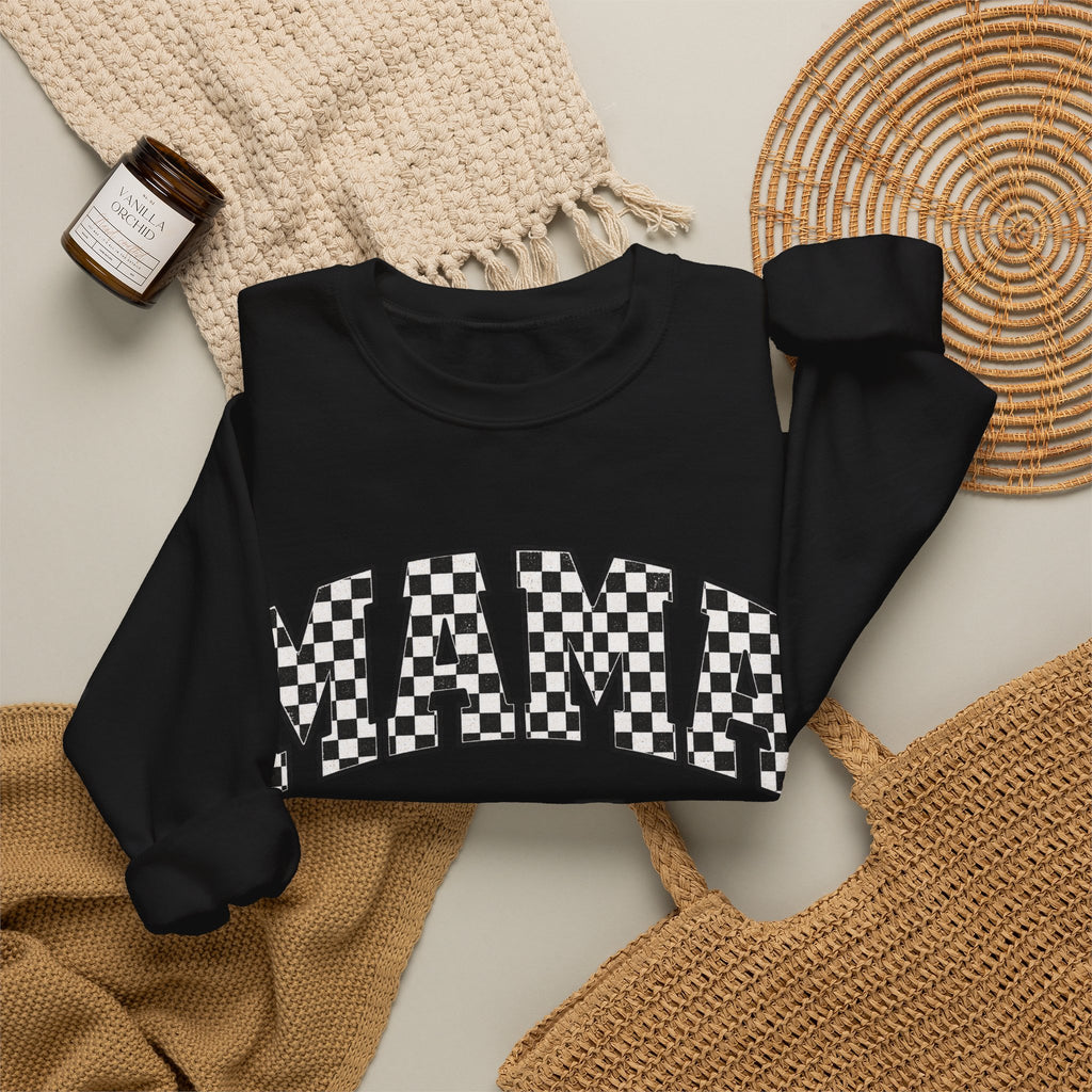 Checkered MAMA Sweatshirt