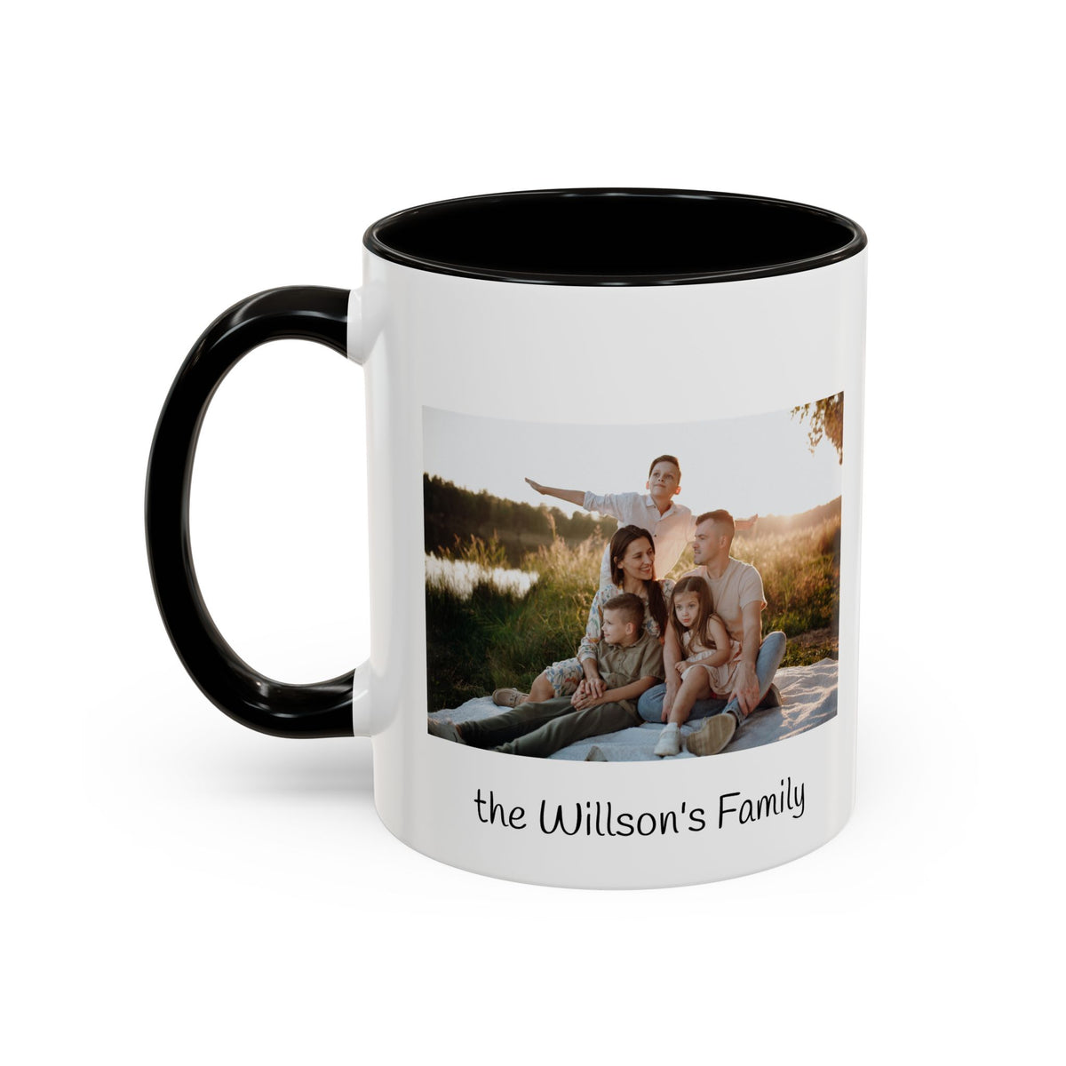 Personalized Family Photo Coffee Mug