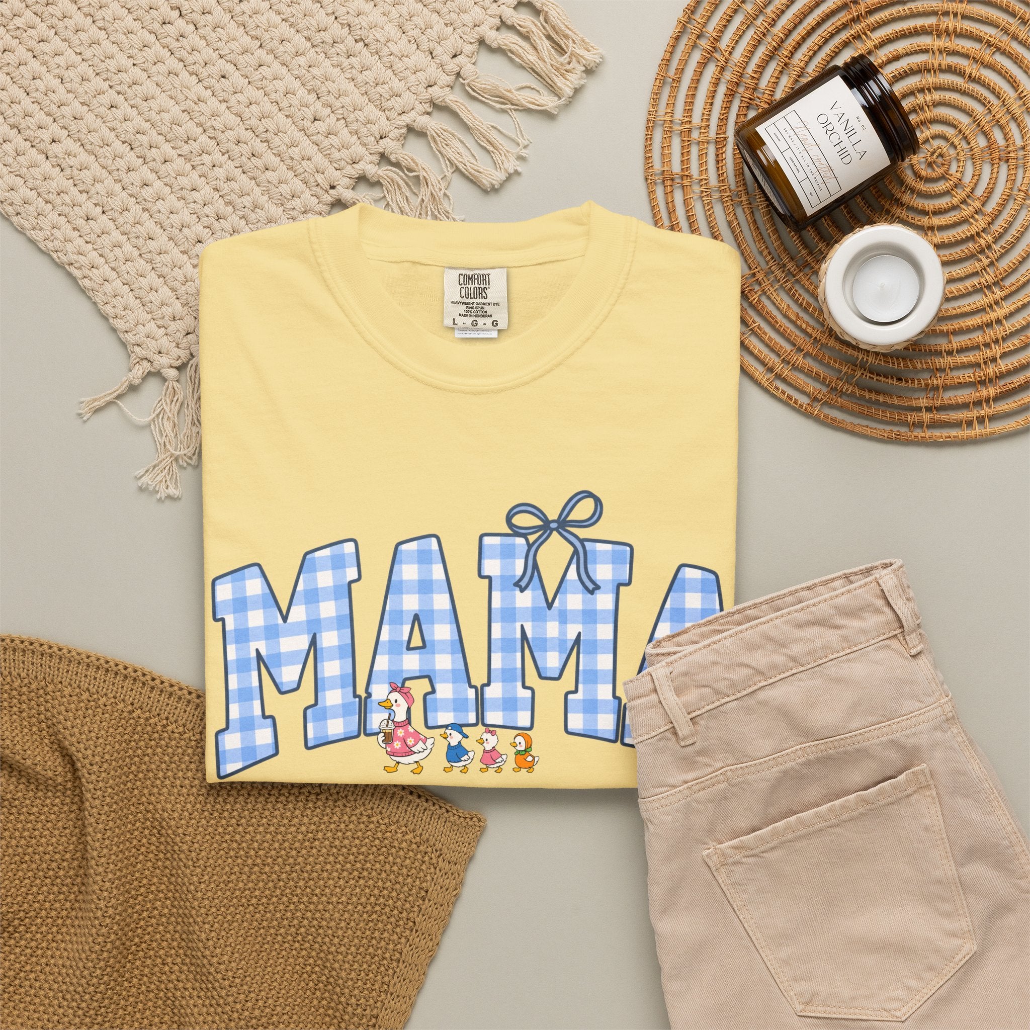 Mama Gingham Shirt – Vintage Mom T-Shirt