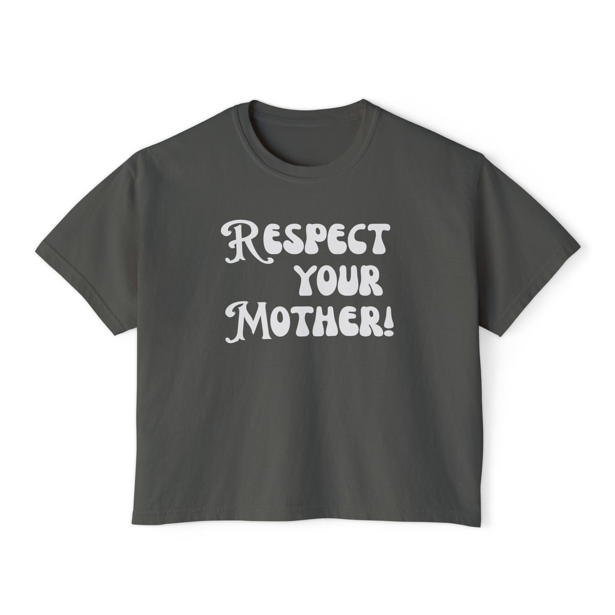 Respect Your Mother Boxy Crop Top