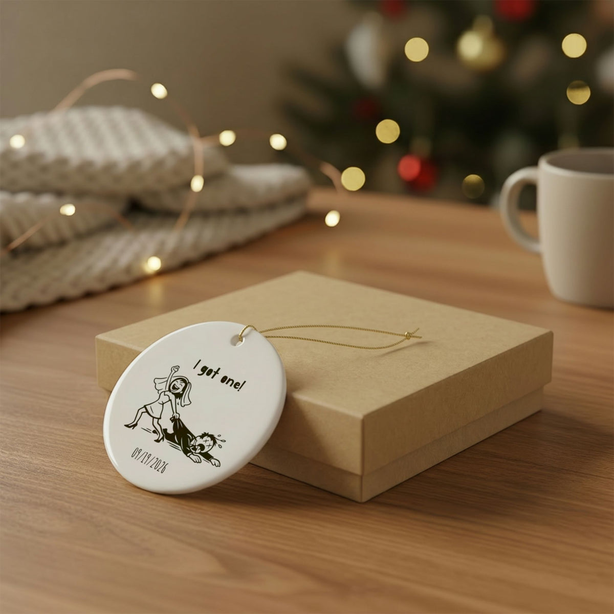 Personalized Wedding Ornament | Funny Newlywed Gift