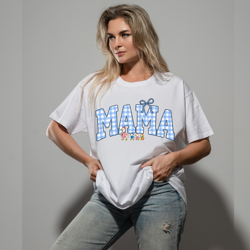 Mama Gingham Shirt – Vintage Mom T-Shirt