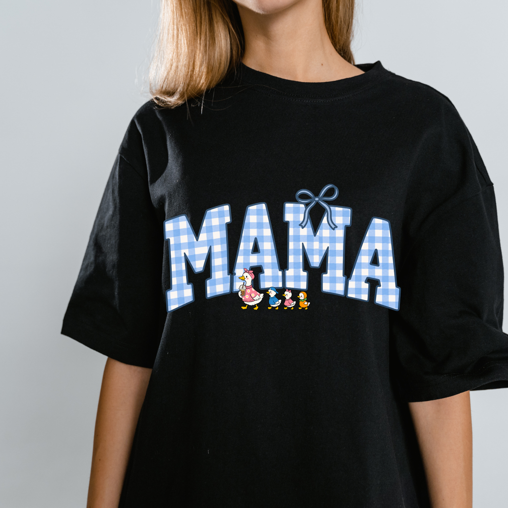 Mama Gingham Shirt – Vintage Mom T-Shirt