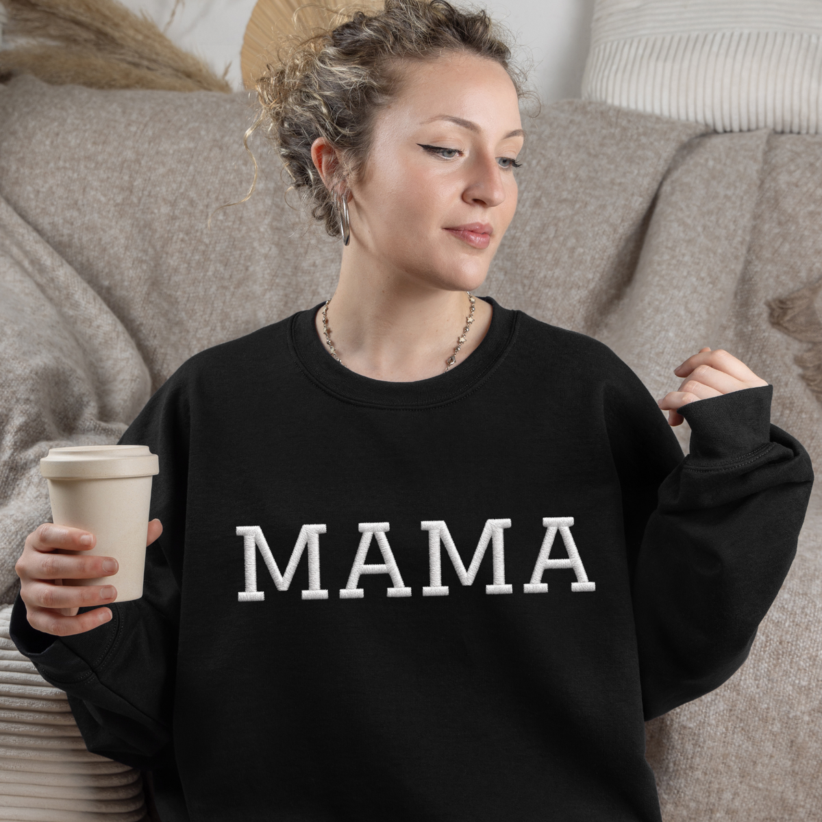 Personalized Embroidered Sweatshirt | Unisex Family Gift