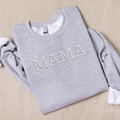 Personalized Embroidered Sweatshirt | Custom MAMA DAD AUNTIE GRANDMA Crewneck | Unisex Family Gift