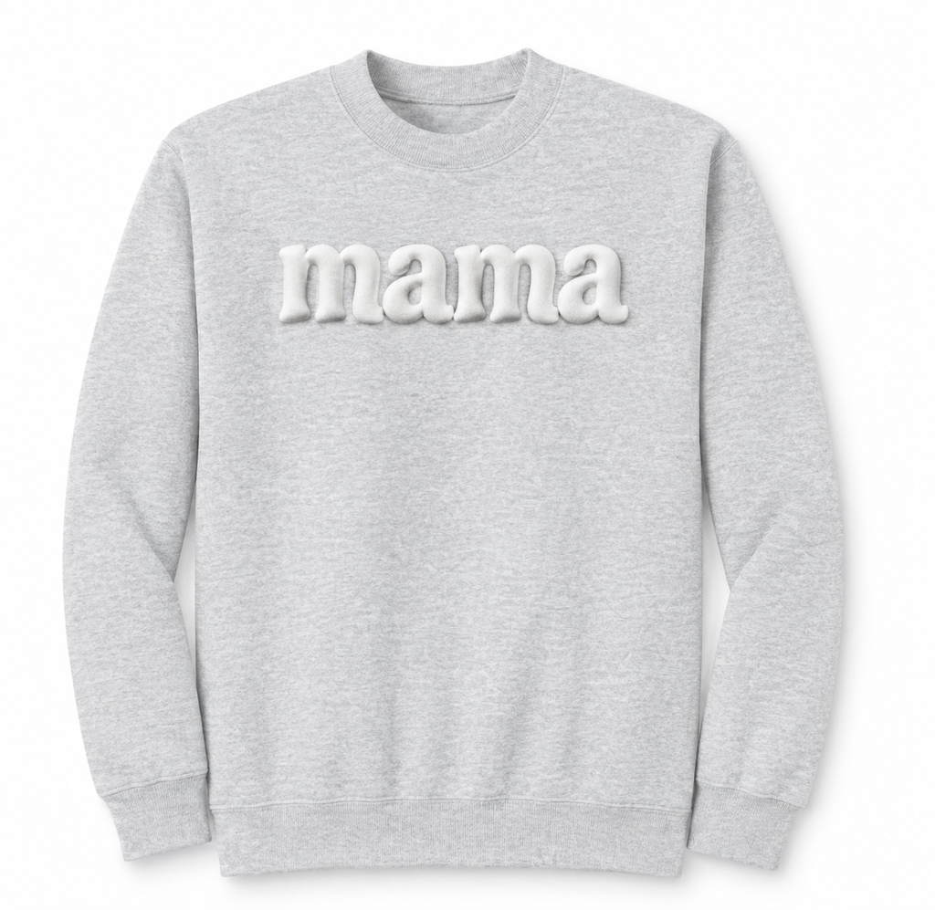 Puff Print MAMA Shirt