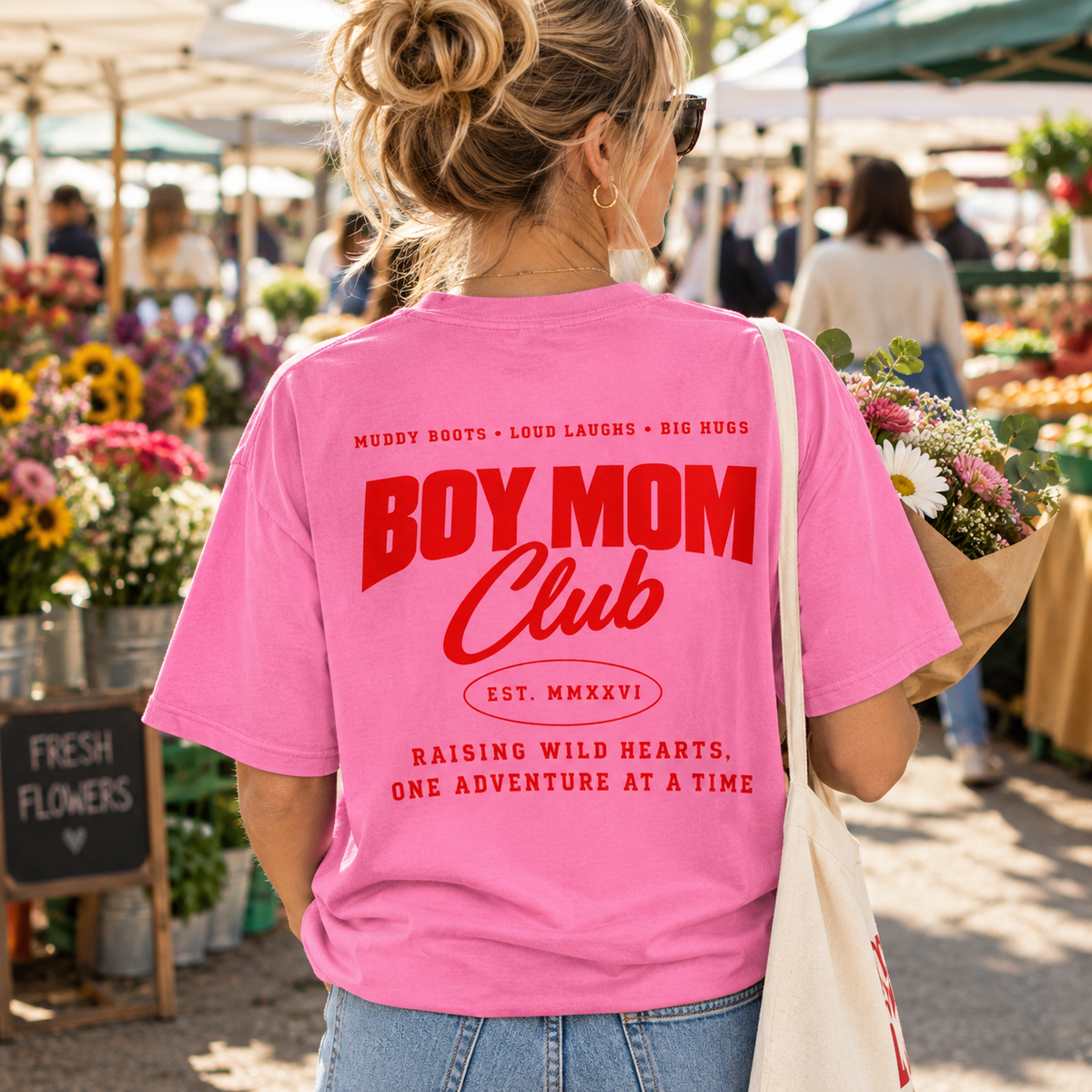 Boy Mom Club T-Shirt | Mom Gift