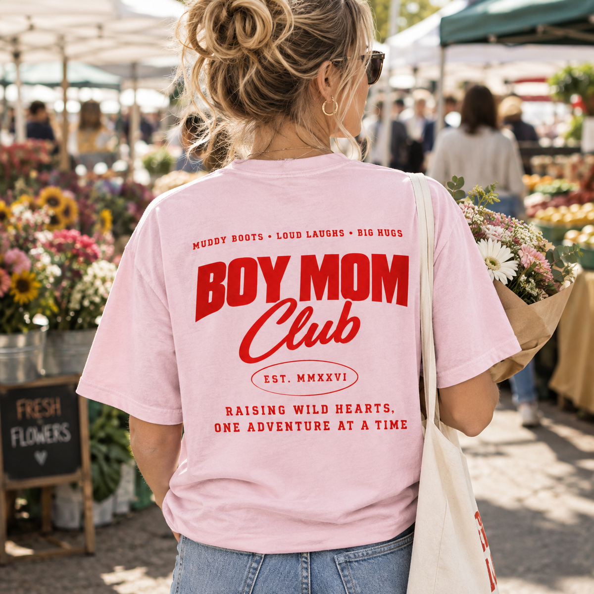 Boy Mom Club T-Shirt | Mom Gift
