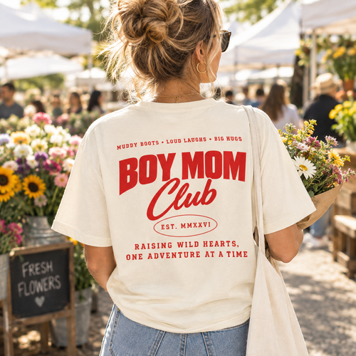 Boy Mom Club T-Shirt | Mom Gift