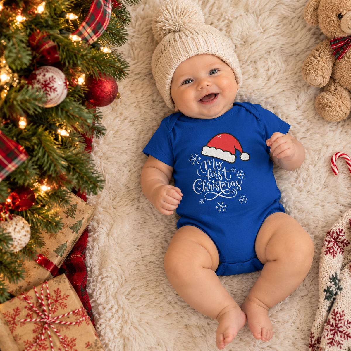Baby's First Christmas Bodysuit | Baby Gift