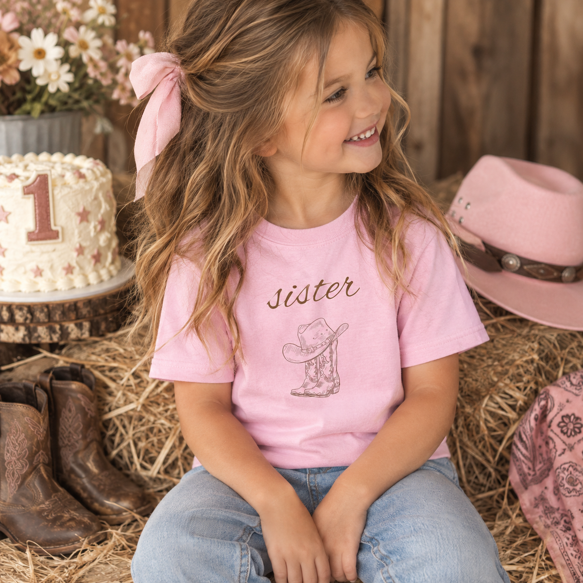 Personalized First Rodeo Sibling Shirt | Sister or Brother Birthday T-Shirt