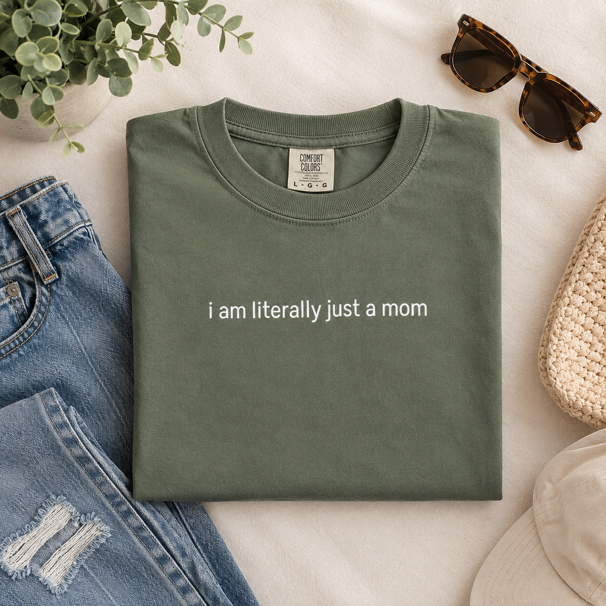 I'm Literally Just a Mom Shirt | Mom Gift