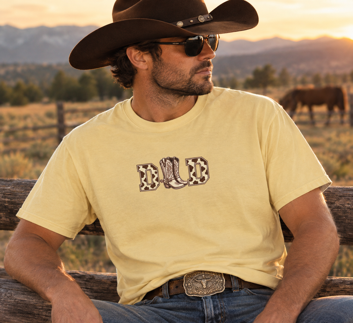 Country Dad Shirt | Cowboy Dad Gift