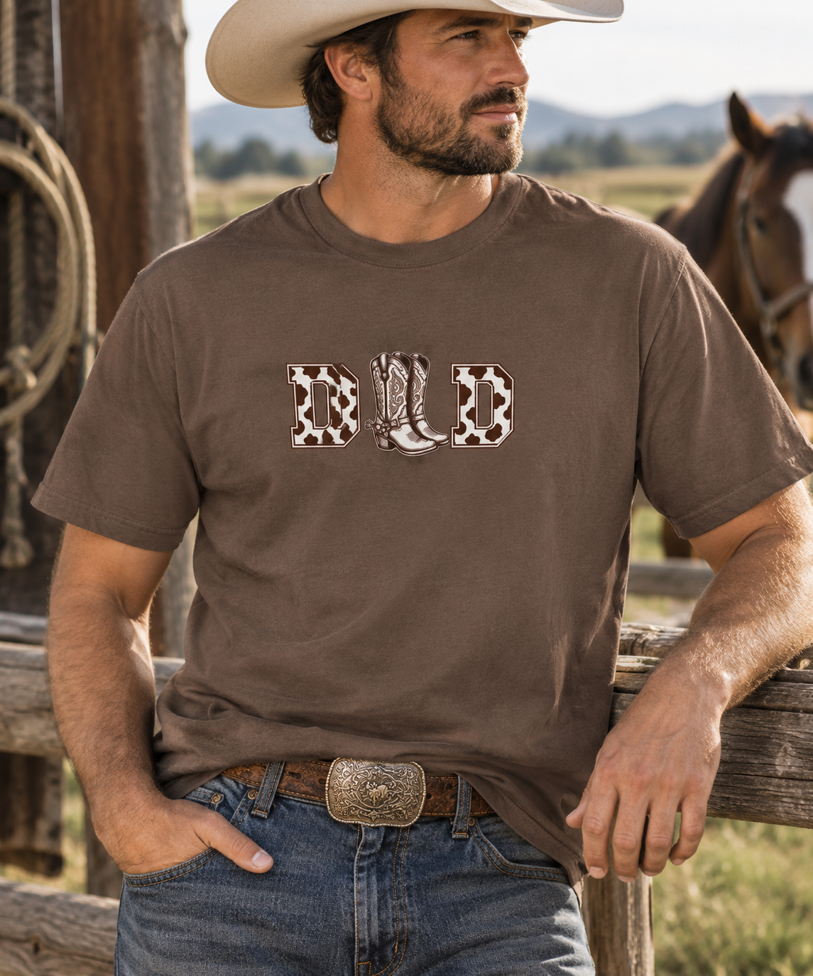 Country Dad Shirt | Cowboy Dad Gift
