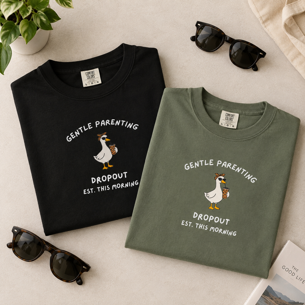 Gentle Parenting Dropout T-Shirt | Funny Parent Shirt