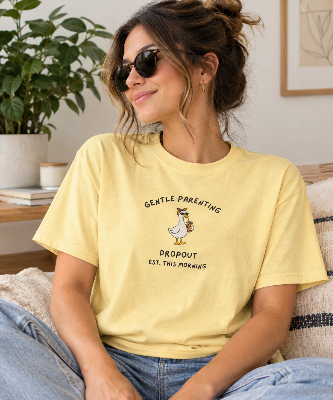 Gentle Parenting Dropout T-Shirt | Funny Parent Shirt