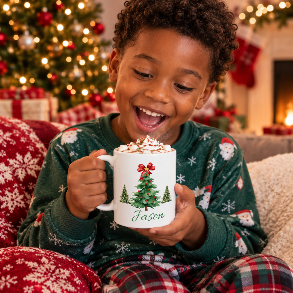 Personalized Christmas Mug with Name