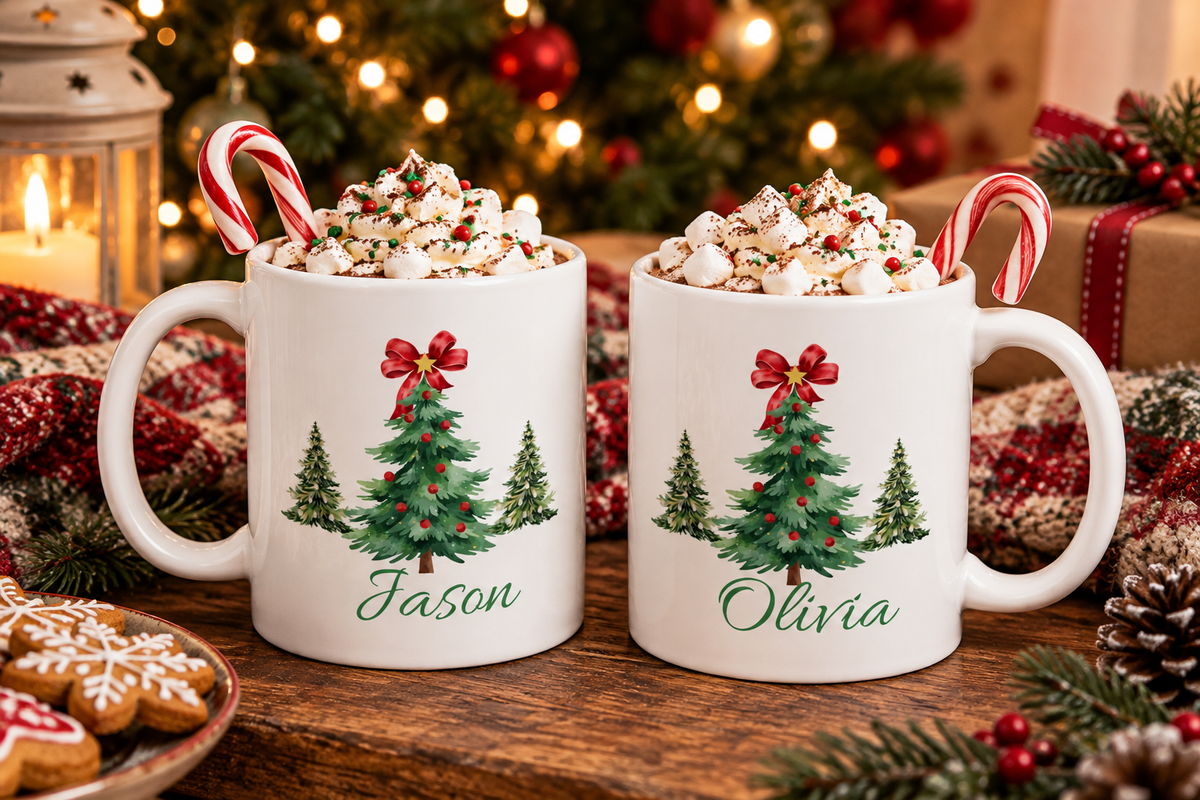 Personalized Christmas Mug with Name