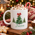 Personalized Christmas Mug with Name
