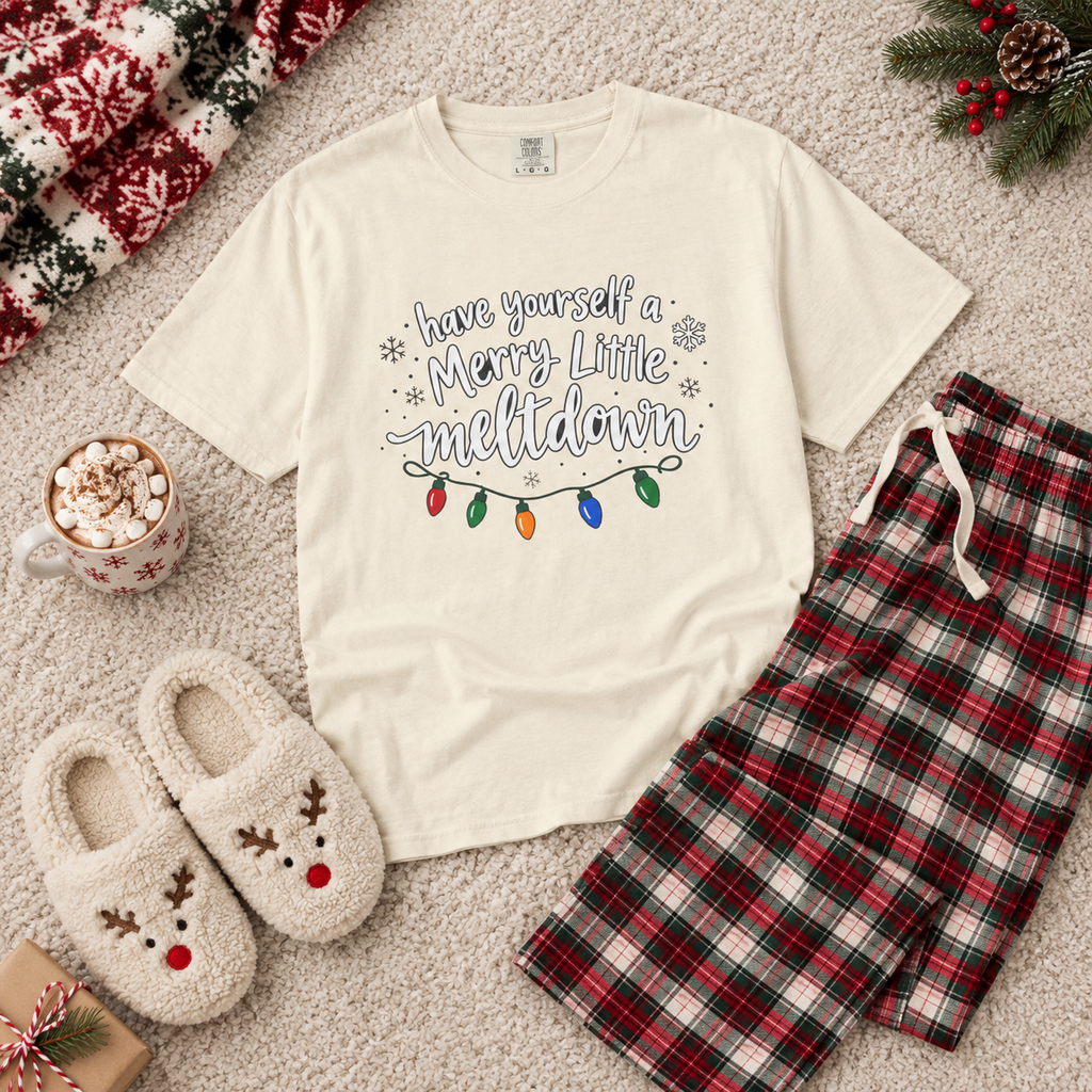 Have Yourself a Merry Little Meltdown Shirt | Funny Christmas T-Shirt