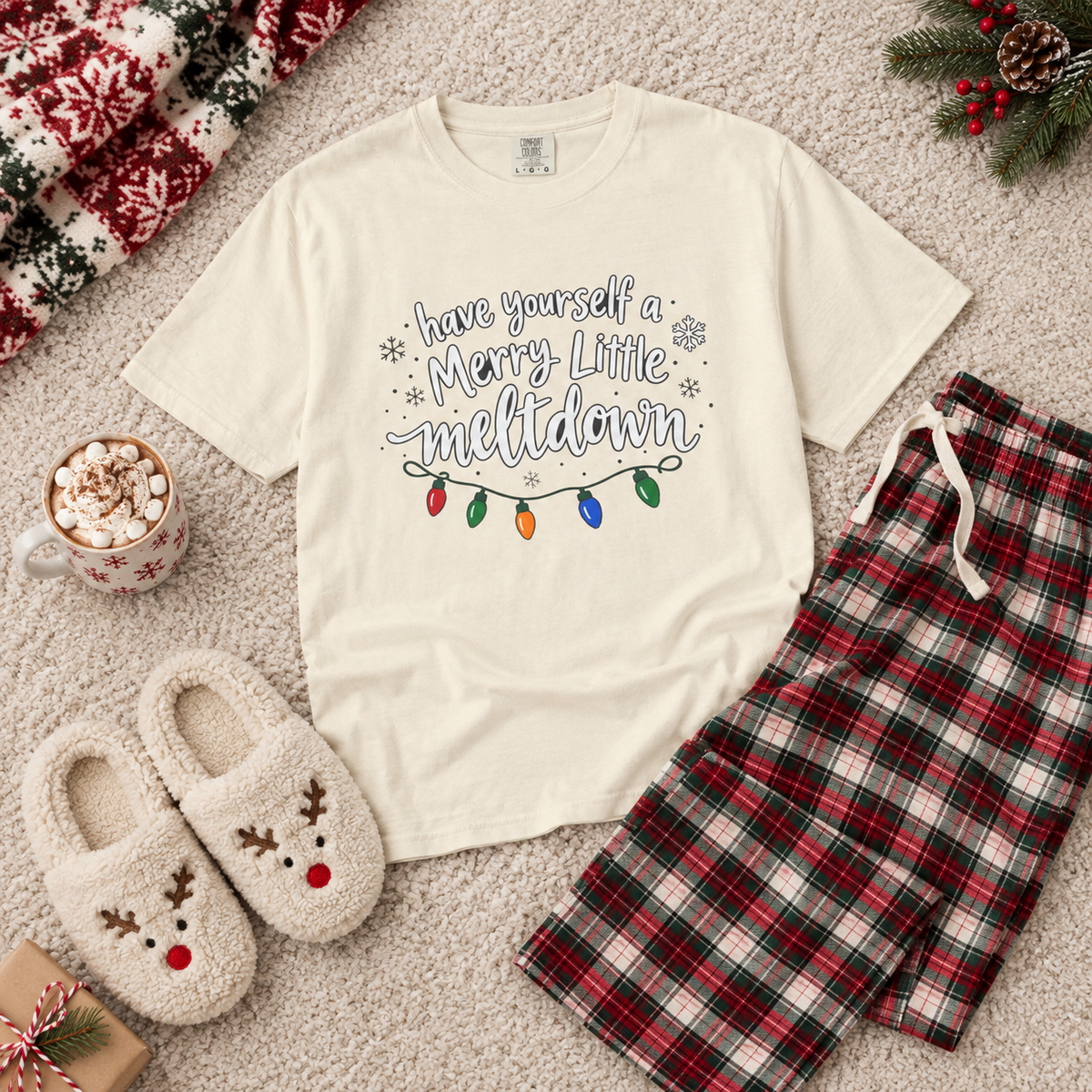 Have Yourself a Merry Little Meltdown Shirt | Funny Christmas T-Shirt
