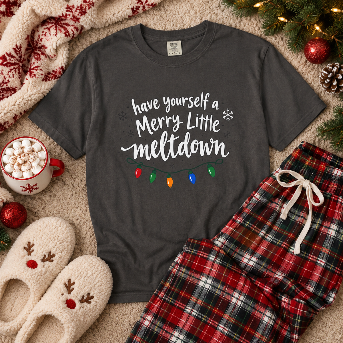 Have Yourself a Merry Little Meltdown Shirt | Funny Christmas T-Shirt