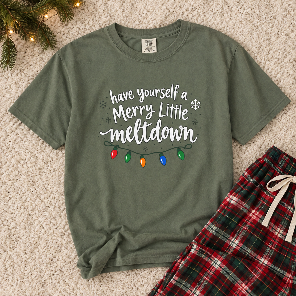 Have Yourself a Merry Little Meltdown Shirt | Funny Christmas T-Shirt