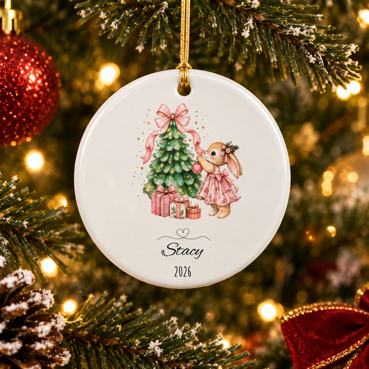 Personalized Christmas Ornament |  Holiday Keepsake