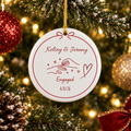 Personalized Engagement Ornament