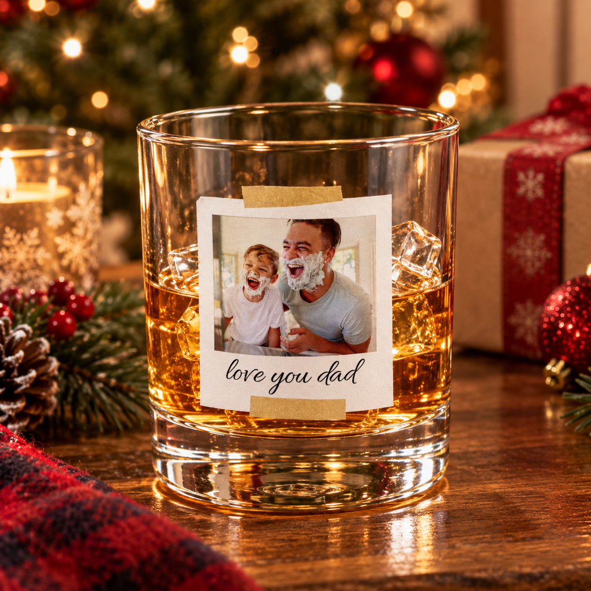 Personalized Whiskey Glass |  Dad Gift