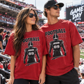 Personalized Football Game Day Shirt | Custom Name & Number Family Football Tee