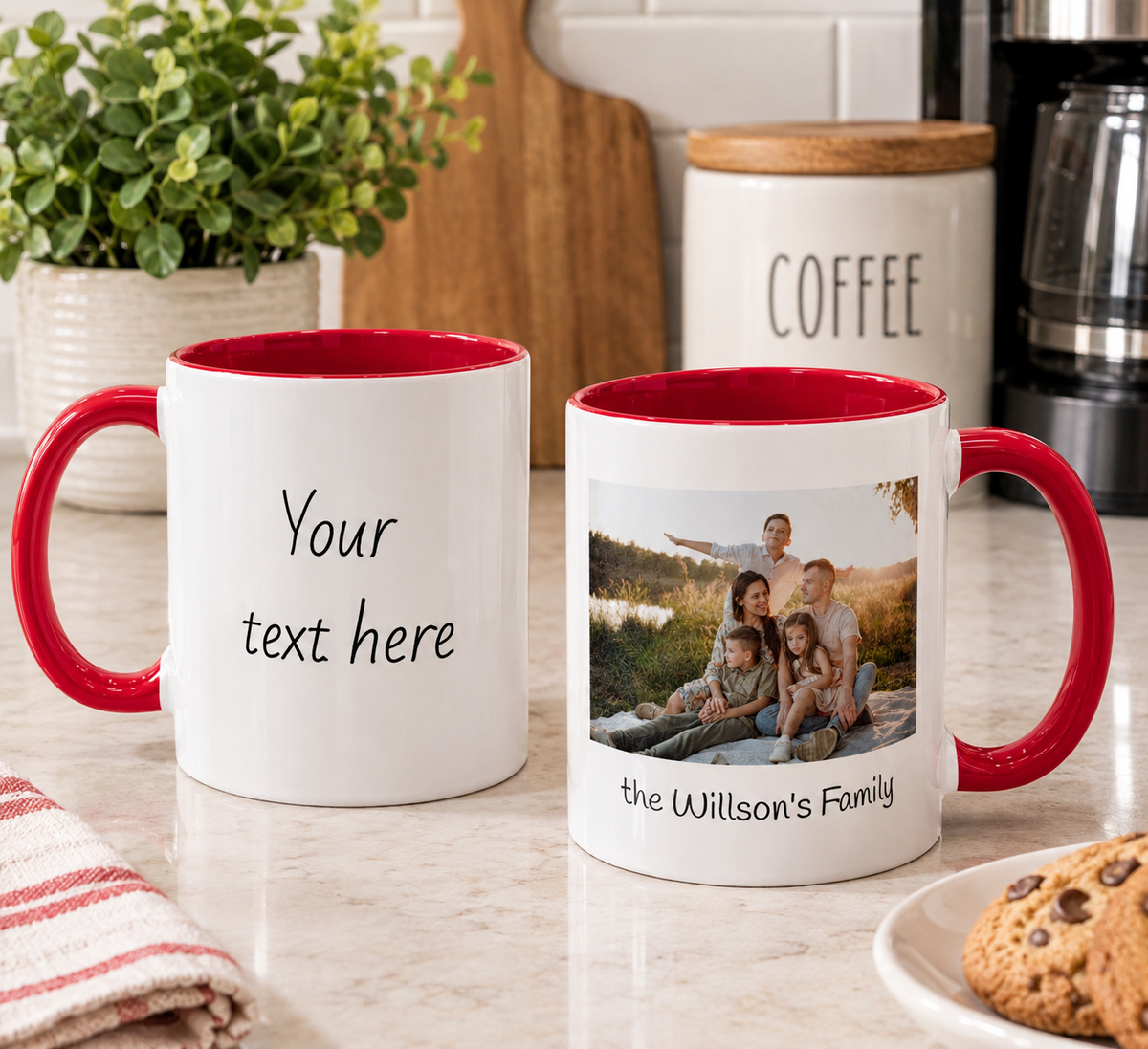 Personalized Family Photo Coffee Mug