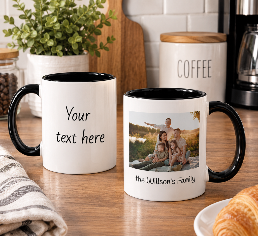 Personalized Family Photo Coffee Mug