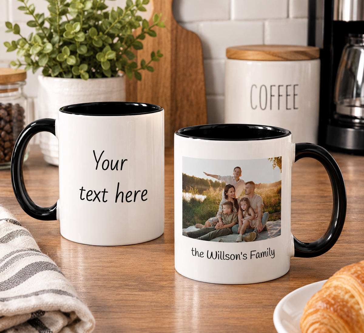 Personalized Family Photo Coffee Mug