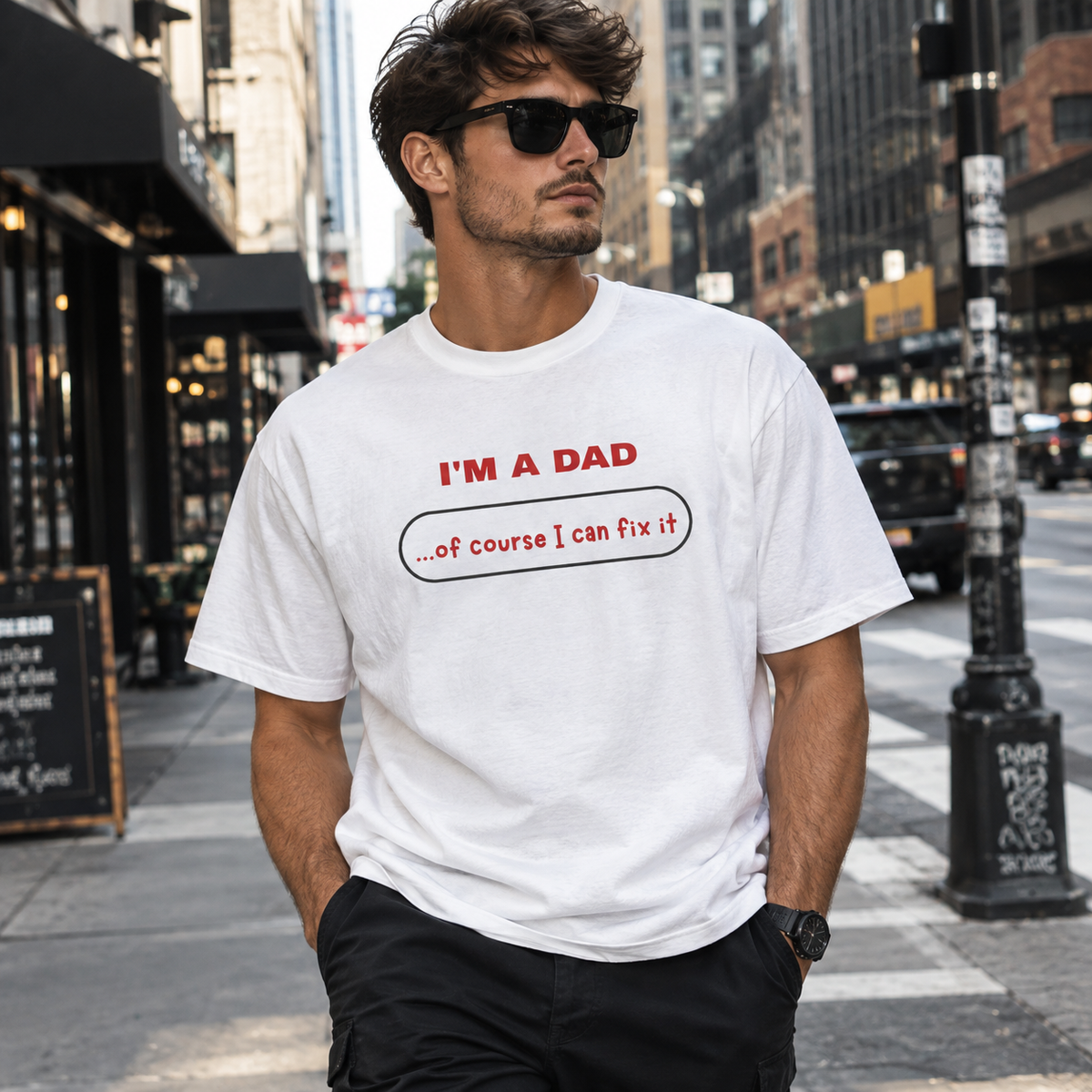 “I’m a Dad…Of Course I Can Fix It” T-Shirt | Funny Dad Shirt