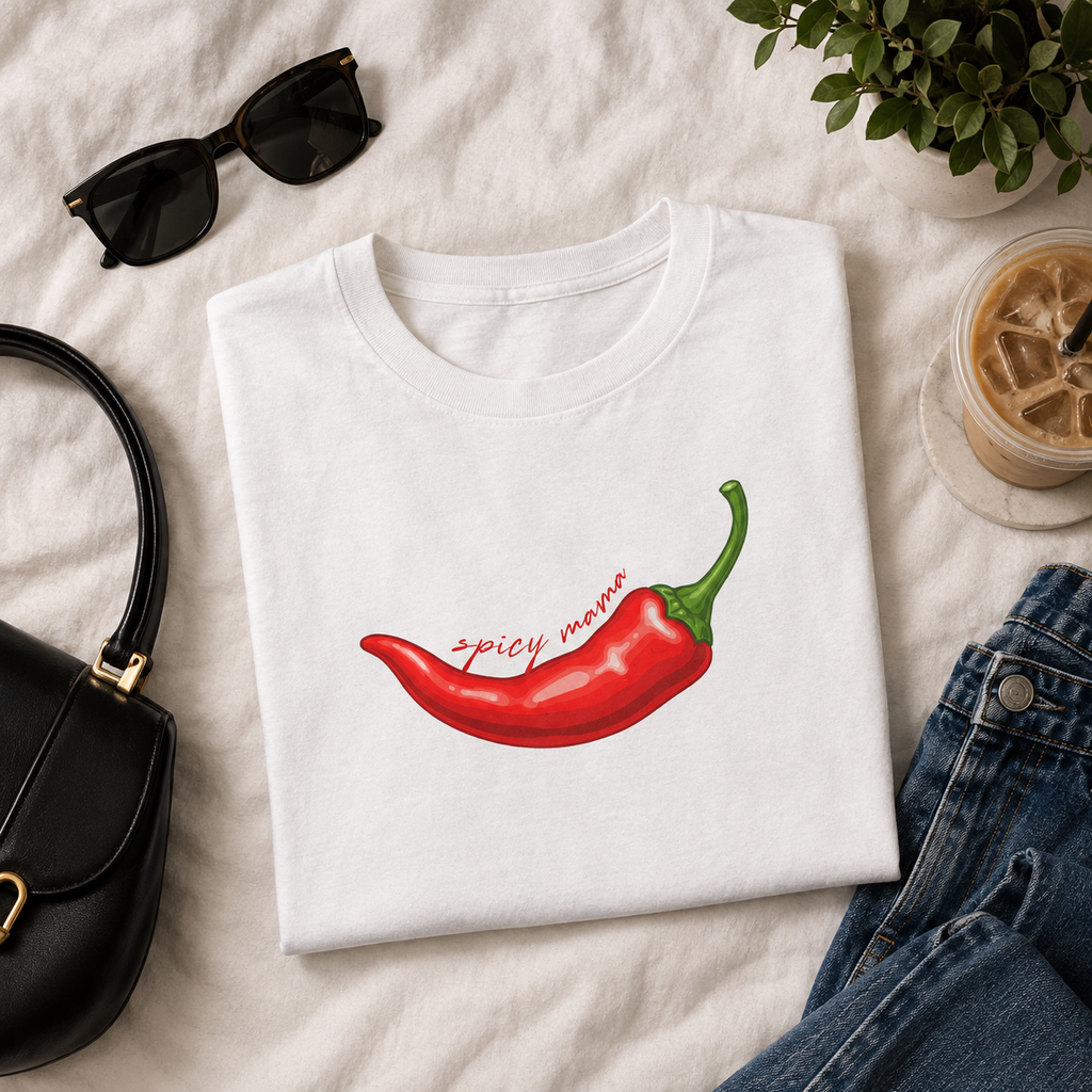 Spicy Mama T-Shirt  | Chili Pepper Shirt