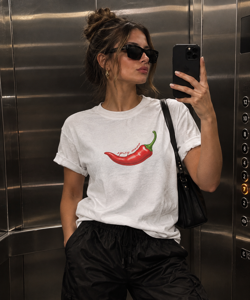 Spicy Mama T-Shirt  | Chili Pepper Shirt
