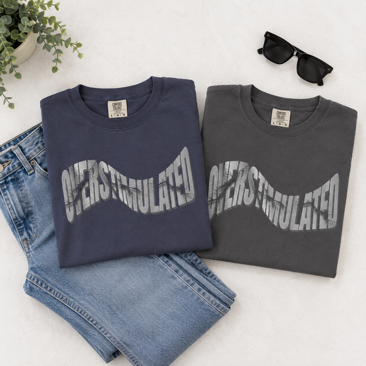 Overstimulated T-Shirt | Unisex Funny Tee