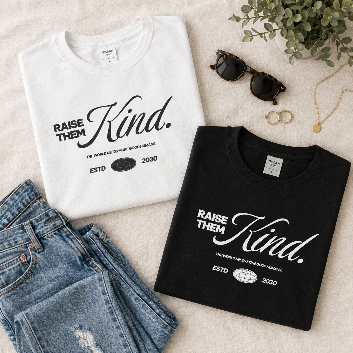 Raise Them Kind T-Shirt | Parenting Shirt