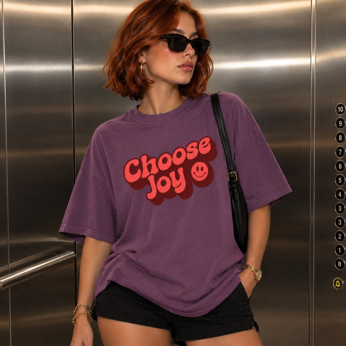 Choose Joy T-Shirt | Smiley Face Tee