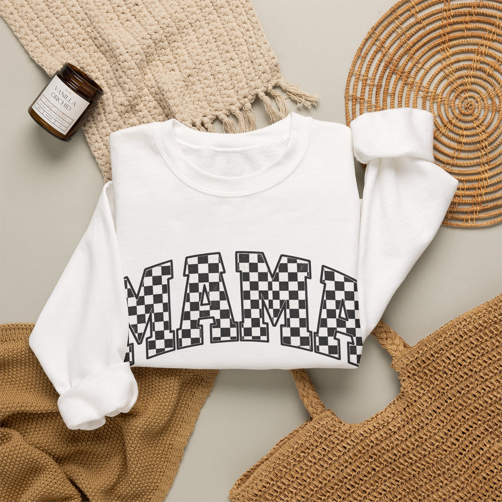 Checkered MAMA Sweatshirt