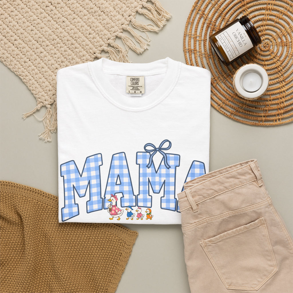 Mama Gingham Shirt – Vintage Mom T-Shirt