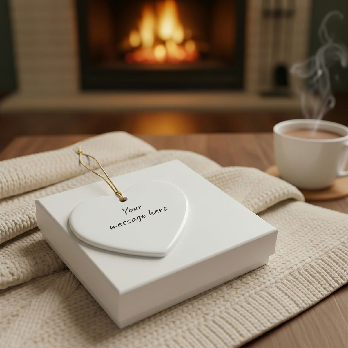 Personalized Christmas Ornament | Custom Message Ornament