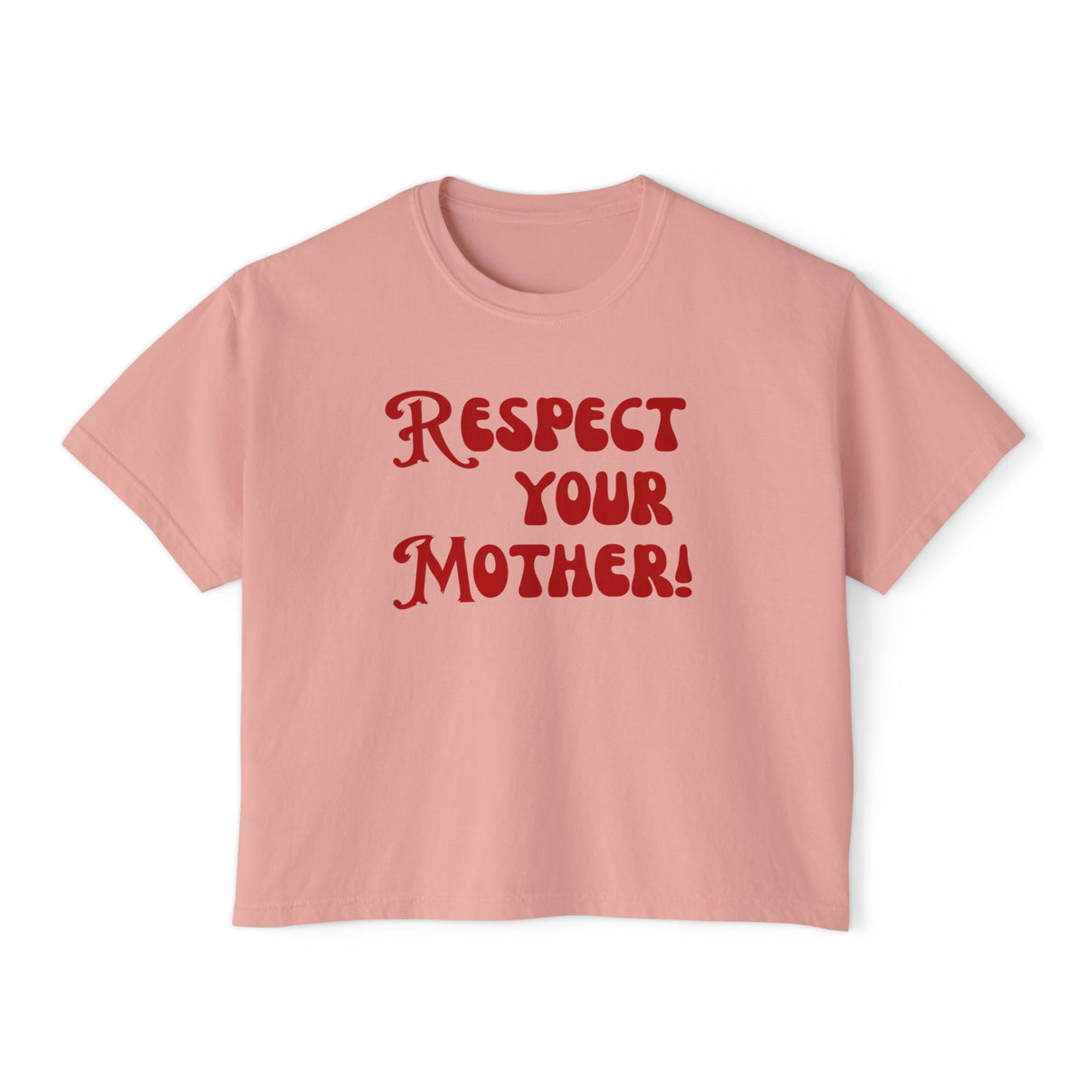 Respect Your Mother Boxy Crop Top