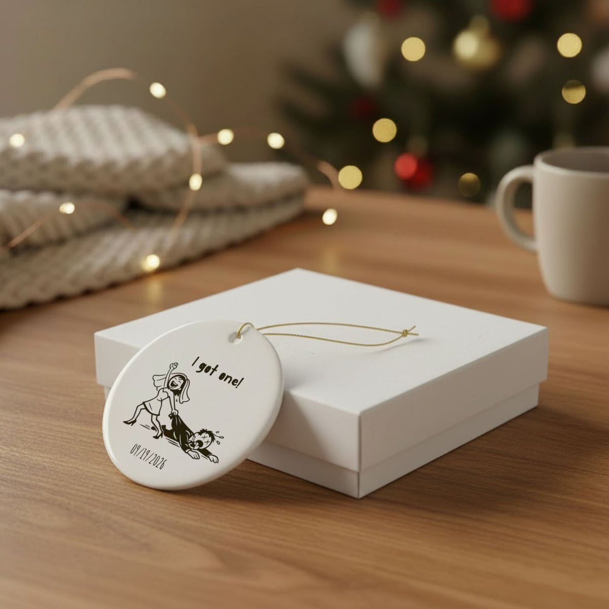 Personalized Wedding Ornament | Funny Newlywed Gift